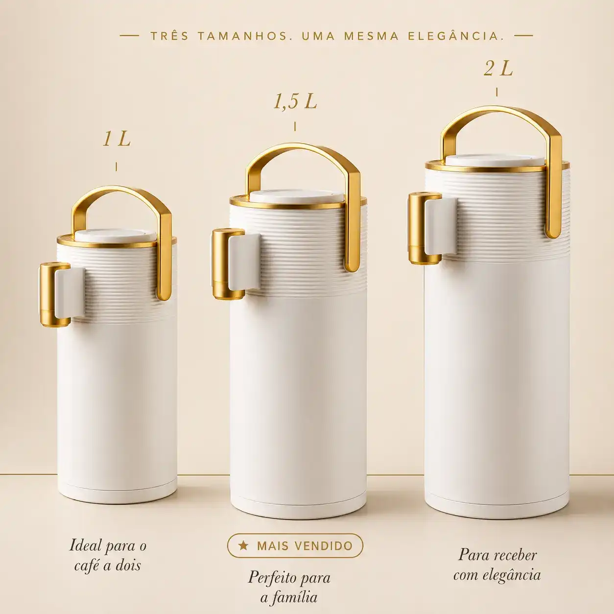 Garrafa Térmica de Pressão FervorLux™